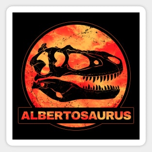 Albertosaurus Fossil Skull Magnet